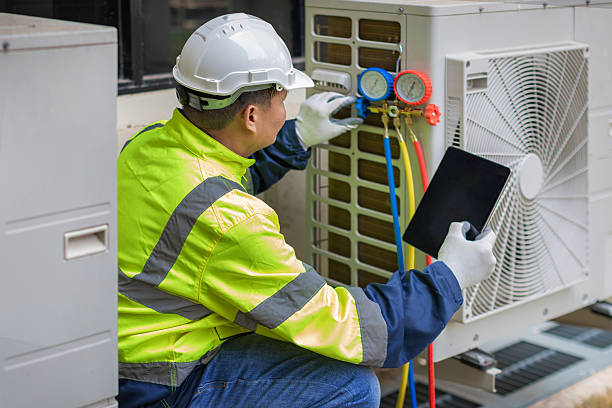 Professional Air Conditioning Repair technician working in Green Creek, NJ